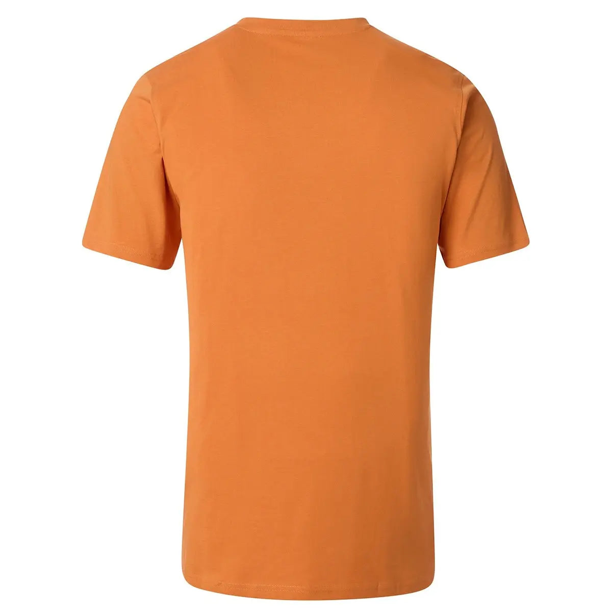 Duża męska koszulka gładka t-shirt Casa Moda 4200-476 pomarańczowy