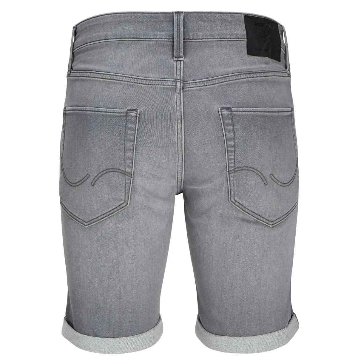 Duże męskie jeansowe krótkie spodenki Jack &amp; Jones 12274053 jasnoszare