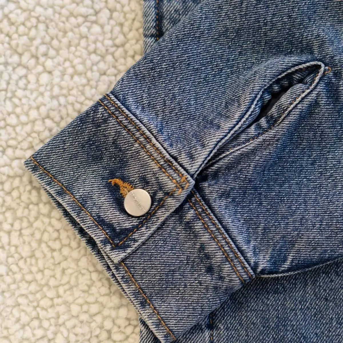 Duża kurtka jeansowa katana ocieplana Jack &amp; Jones 12286912 niebieska