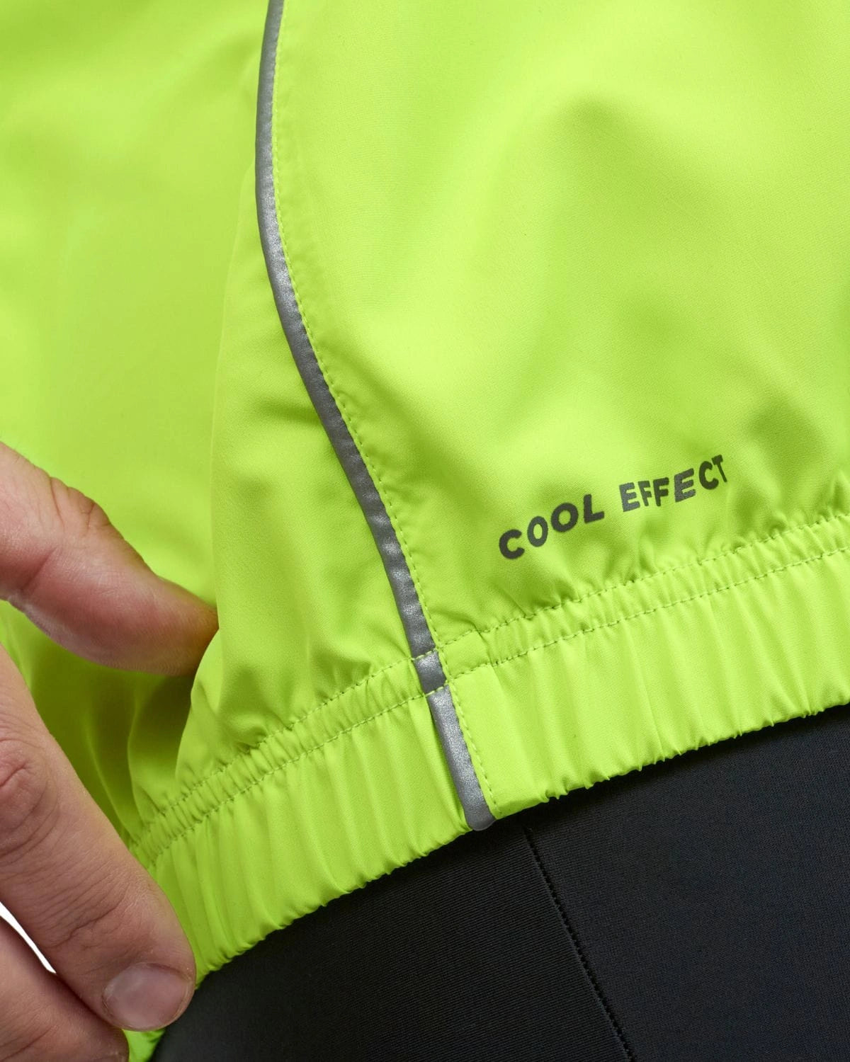 Duża sportowa lekka kurtka softshell ze stójką North 56°4 99253-0610 żółto/zielona