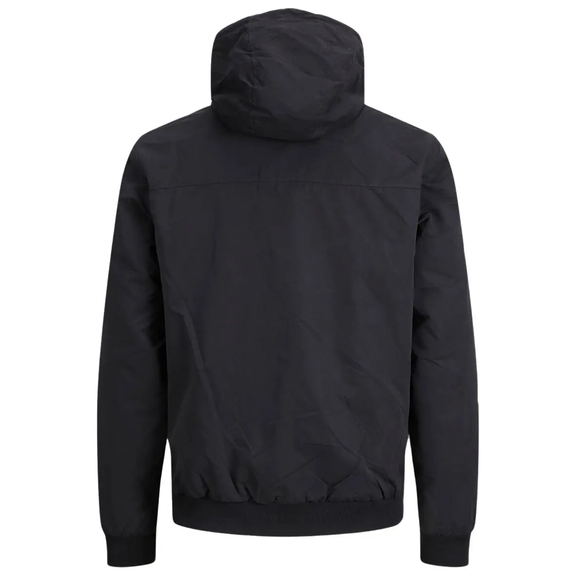 Duża męska kurtka przejściowa z kapturem Jack &amp; Jones 12243517 czarna