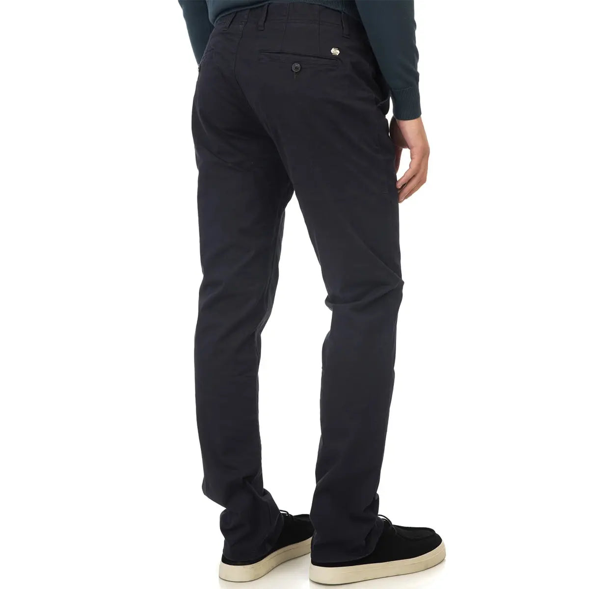 Duże męskie spodnie chinosy Double Urban Outfitters CP-4012 granatowe