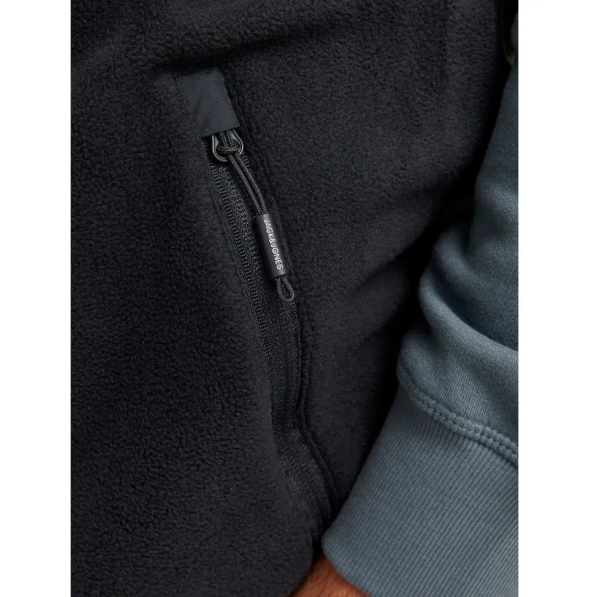 Duża kamizelka męska bezrękawnik polarowy Jack &amp; Jones 12269663 czarny