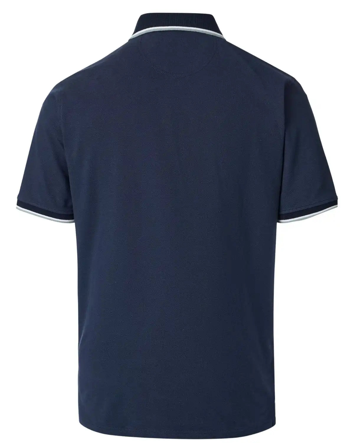 Duża męska koszulka polo z kołnierzykiem Casa Moda 126320101-108 granatowa