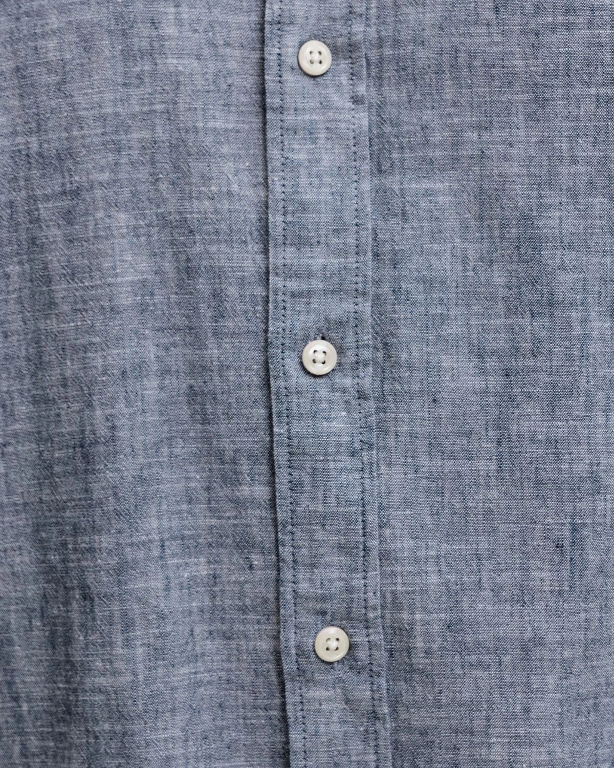 Duża męska koszula gładka z lnem krótki rękaw Jack &amp; Jones 12302364 ciemnoniebieska