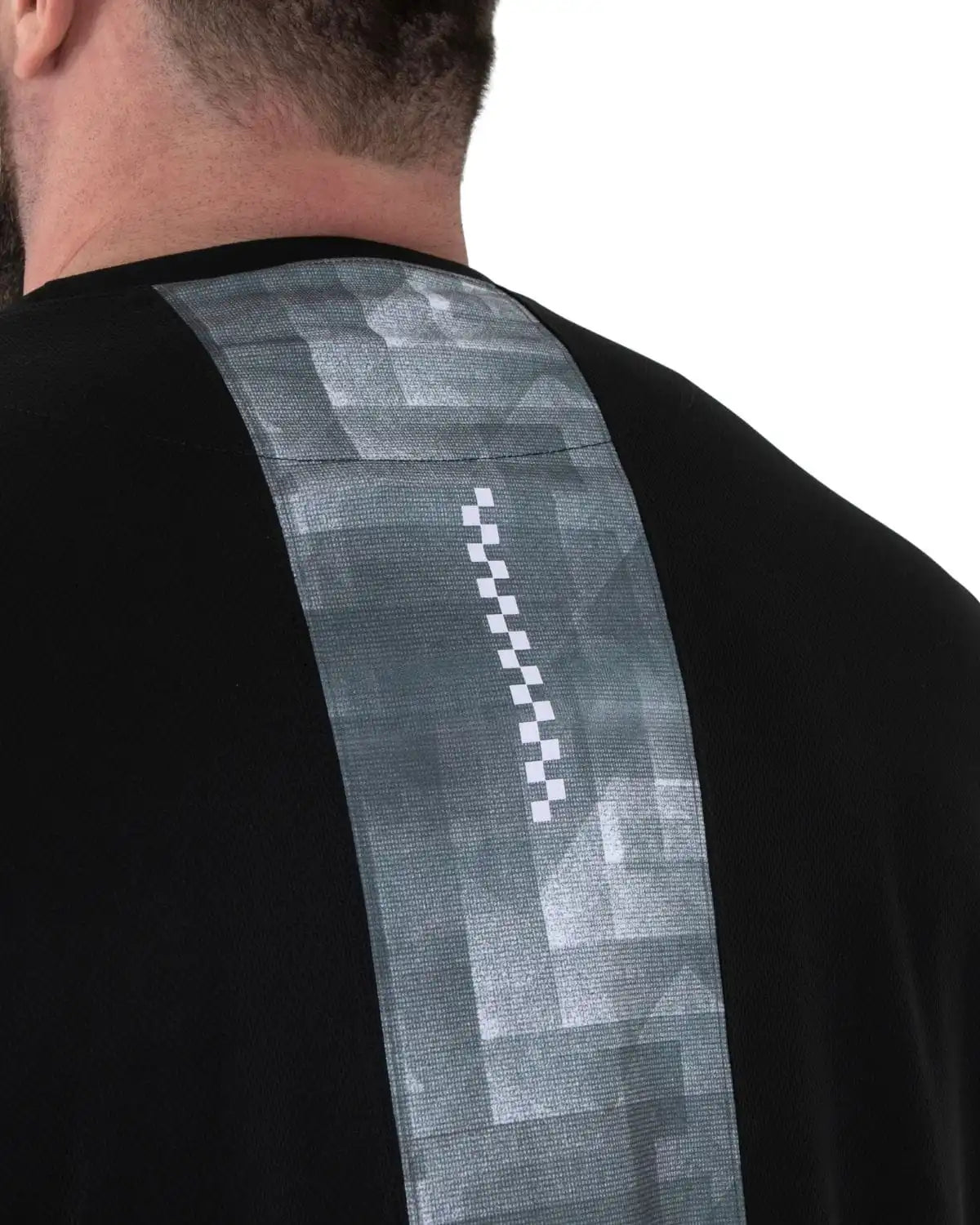 Duży męski sportowy t-shirt koszulka z krótkim rękawem Scott Duke D555 czarna