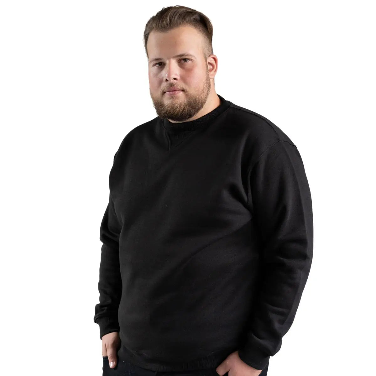 Duża bluza męska wkładana przez głowę Duke Rockford Sweat Classic czarna