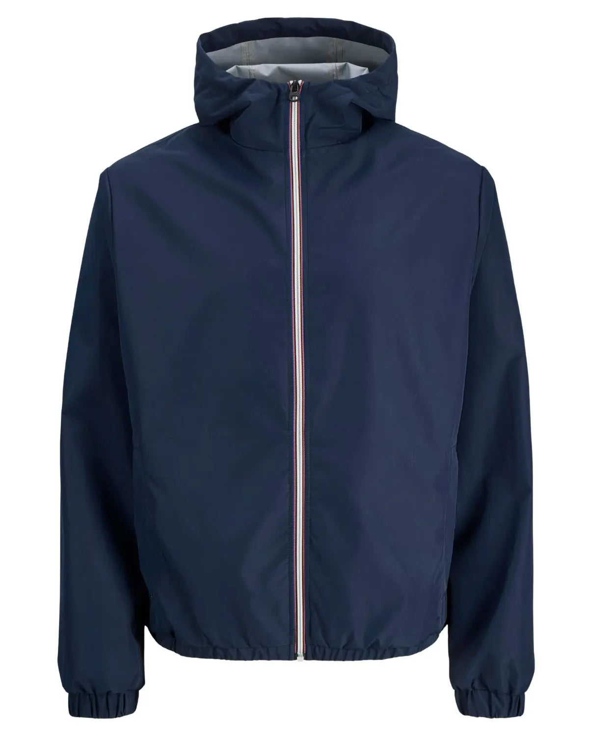 Duża męska przejściowa kurtka z kapturem Jack &amp; Jones 12289247 granatowa