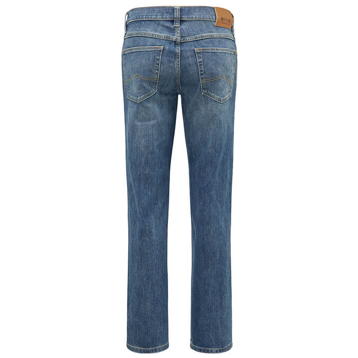 Duże męskie spodnie jeansy Mustang Tramper 1006744-5000-582 niebieskie