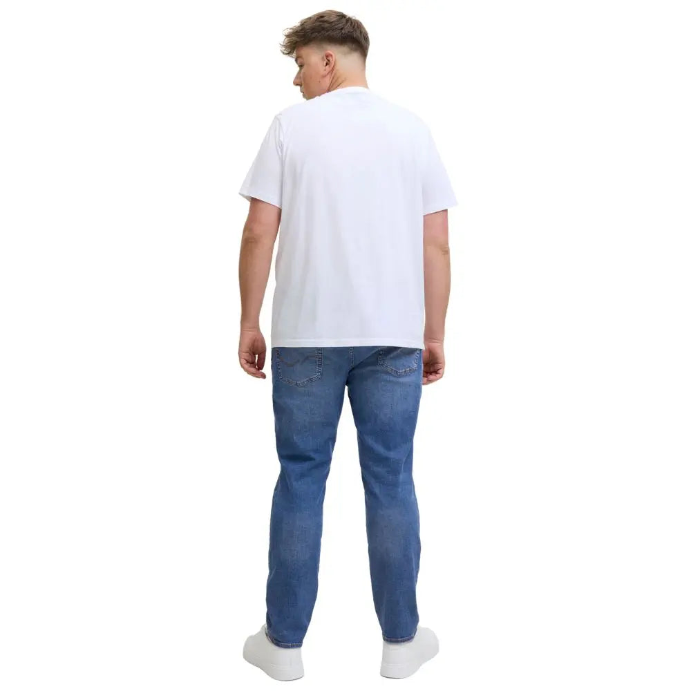 Duże męskie spodnie jeansowe Jack &amp; Jones 12284340 granatowe