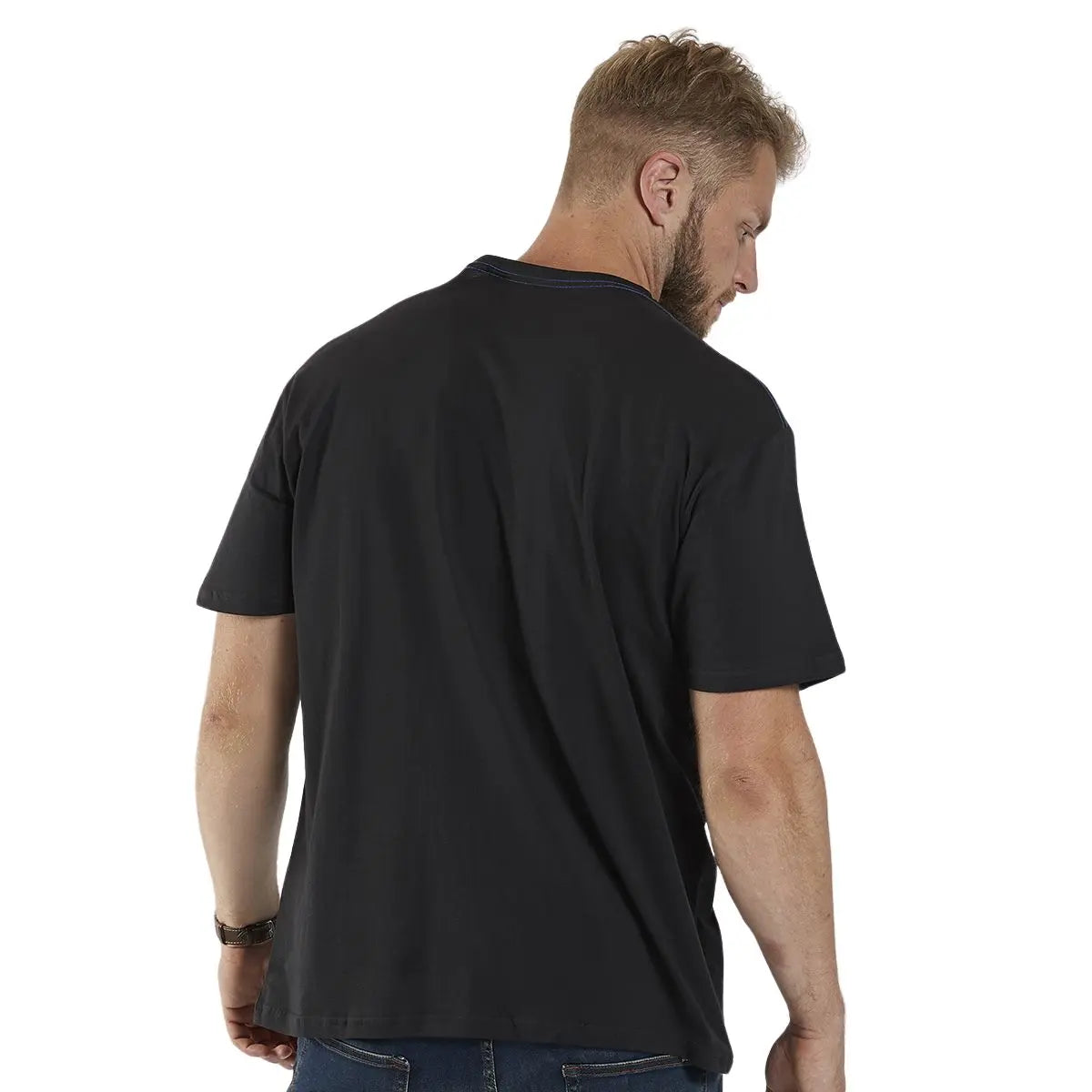 Duży męski t-shirt North 56°4 99865-0099 czarny