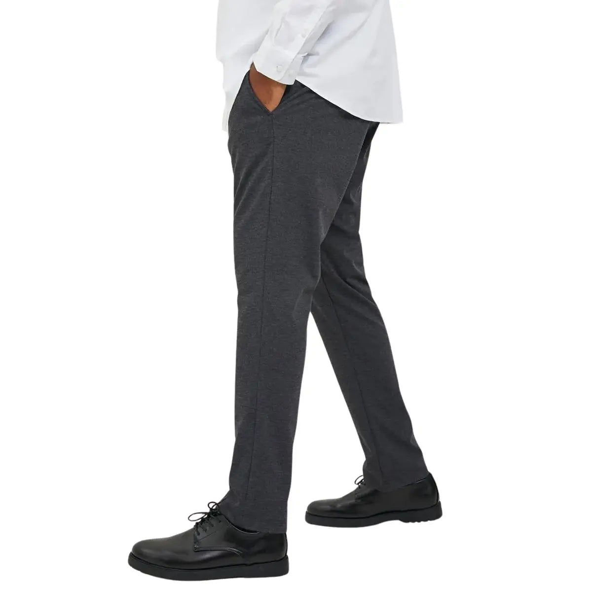 Duże męskie spodnie chinosy Jack &amp; Jones 12250503 ciemnoszare