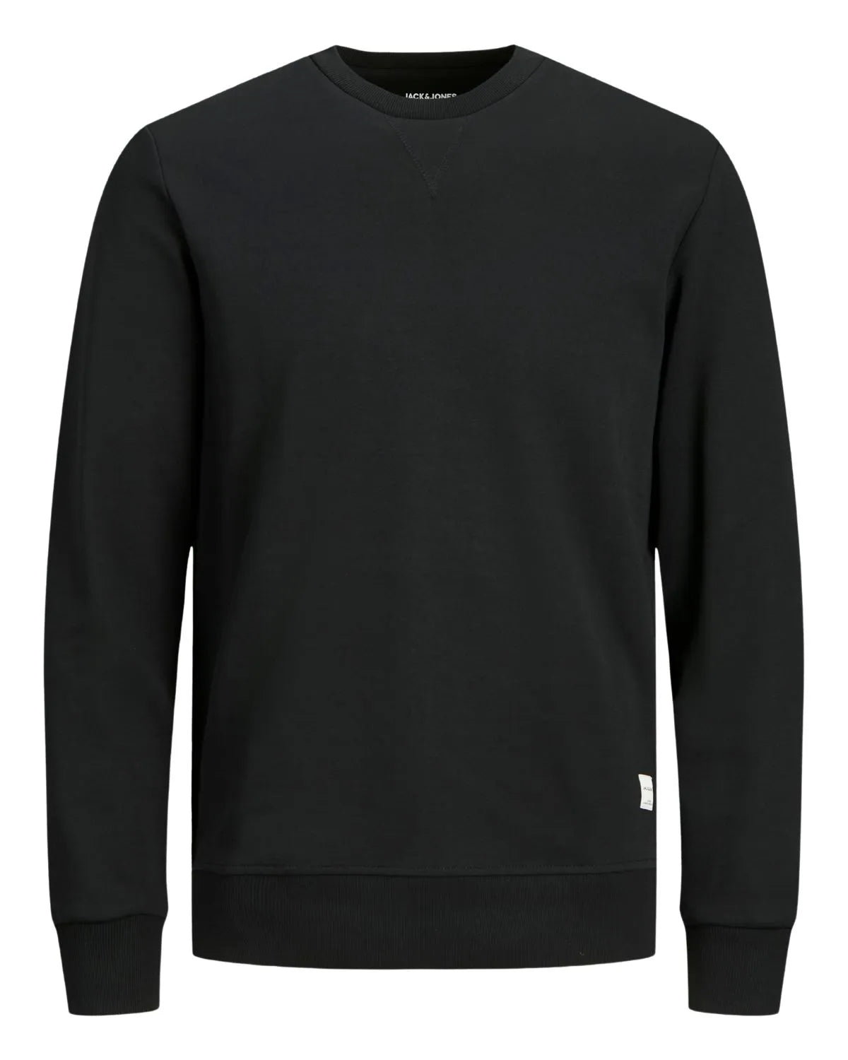 Duża męska gładka bluza wkładana przez głowę Jack &amp; Jones 12182567 czarna