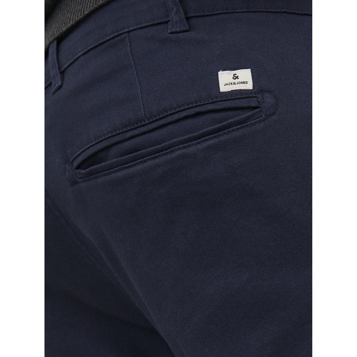 Duże męskie spodnie chinosy Jack &amp; Jones 12243603 granatowe
