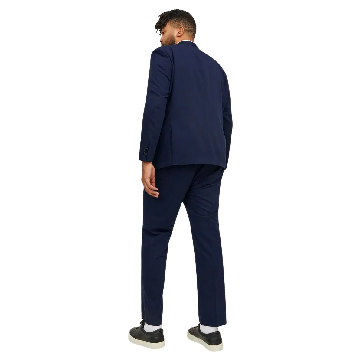 Duże męskie spodnie eleganckie Jack &amp; Jones 12202684 granatowe