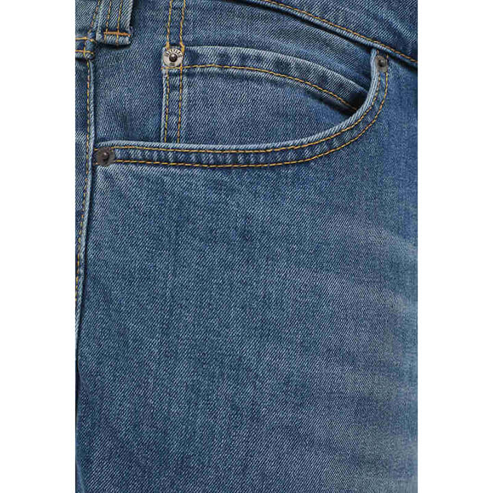 Duże męskie spodnie jeansy Mustang Tramper 1006744-5000-582 niebieskie