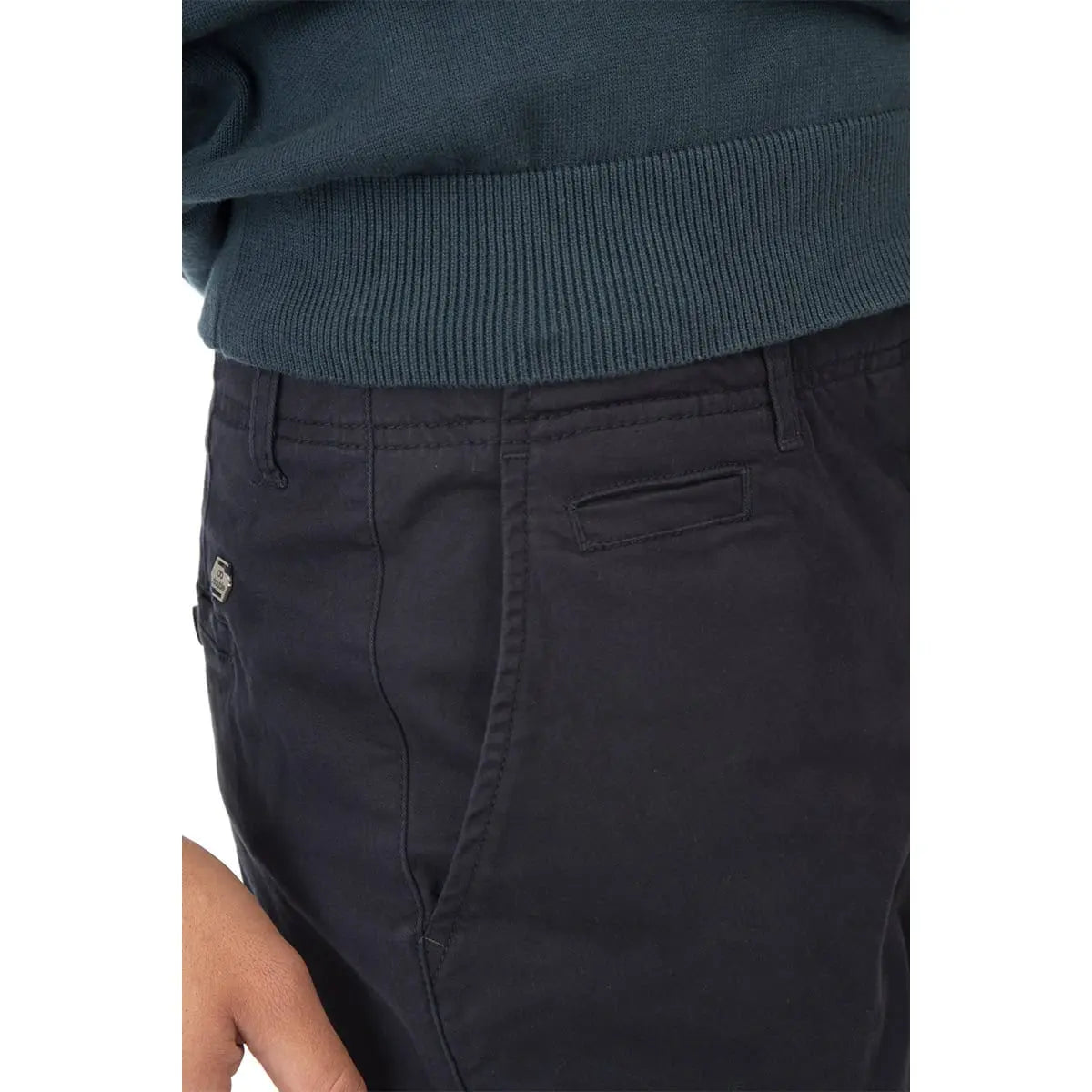 Duże męskie spodnie chinosy Double Urban Outfitters CP-4012 granatowe