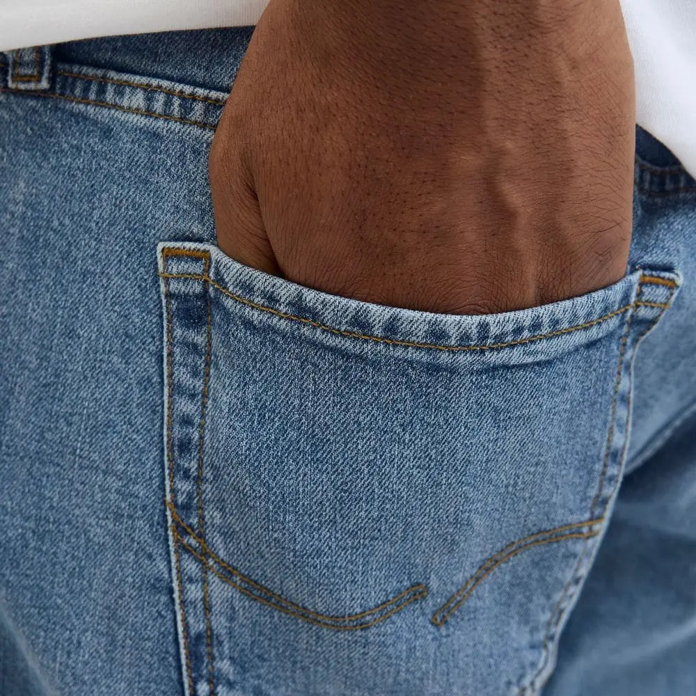 Duże męskie spodnie jeansowe Jack &amp; Jones 12284622 niebieskie