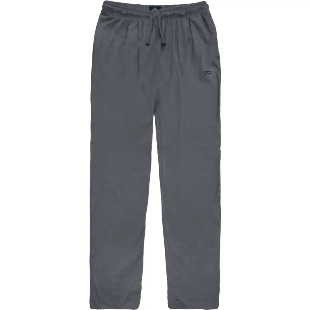Duże męskie spodnie dresowe z prostą nogawką bawełniane Double Urban Outfitters MPAN-05 ciemnoszare