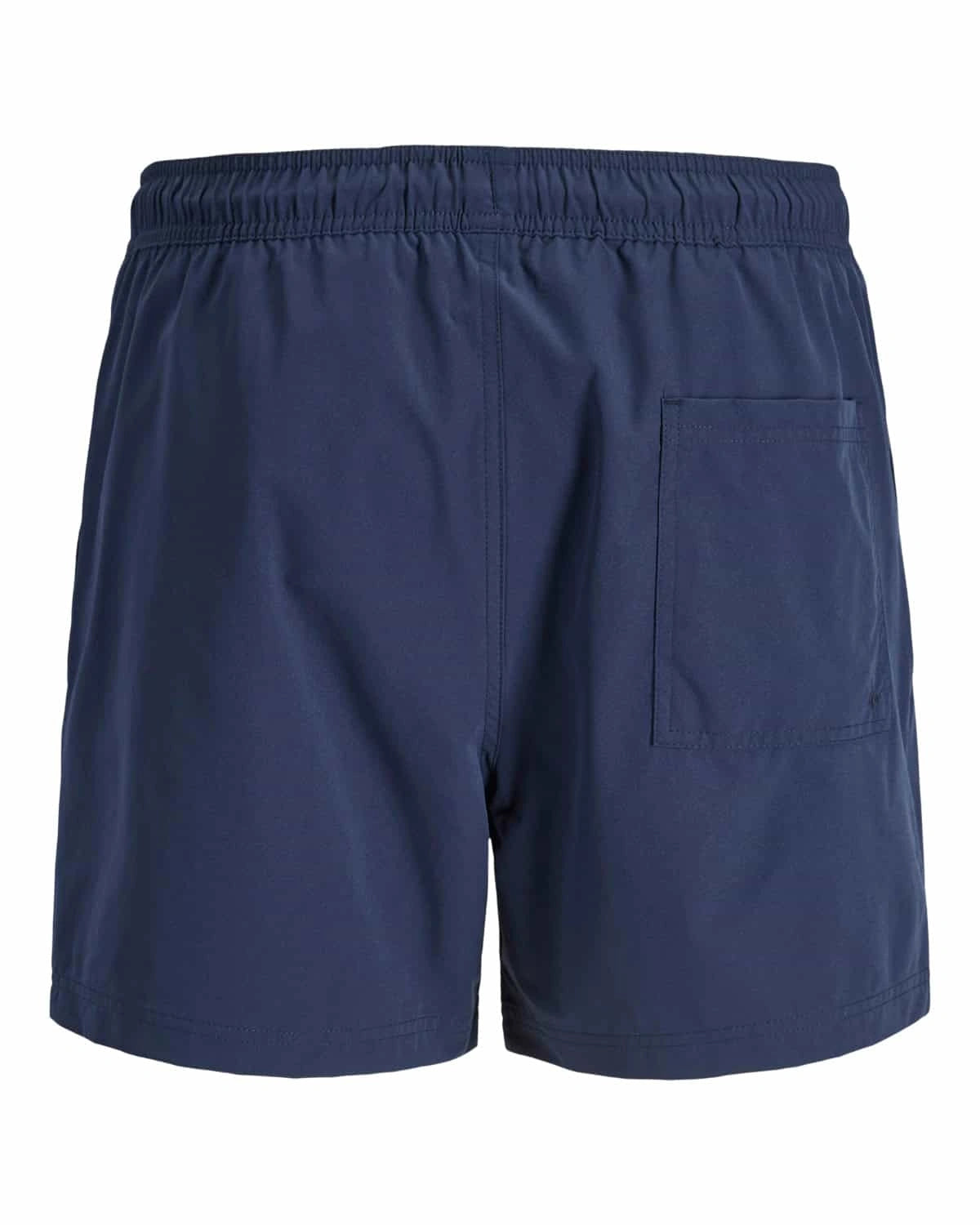 Duże męskie spodenki kąpielowe gładkie szorty plażowe Jack &amp; Jones 12297959 granatowe