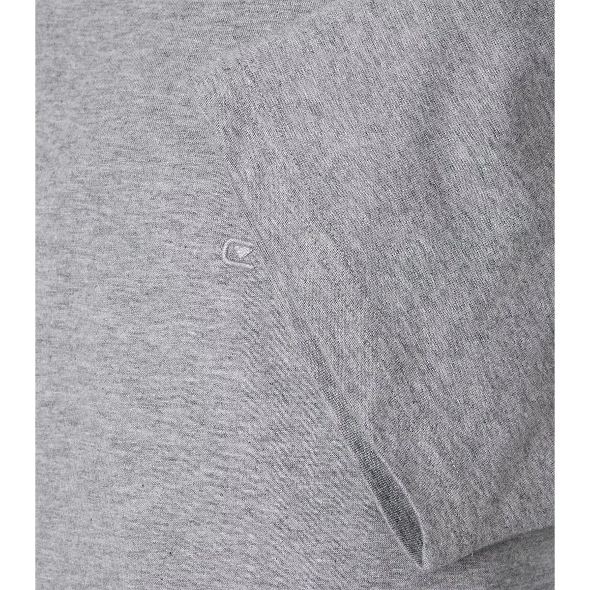 Duża męska koszulka gładka t-shirt Casa Moda 4200-713 jasnoszary