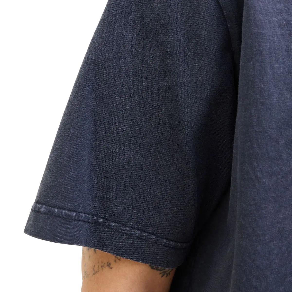 Duży męski t-shirt z nadrukiem krótkim rękawem Jack &amp; Jones 12284627 czarny