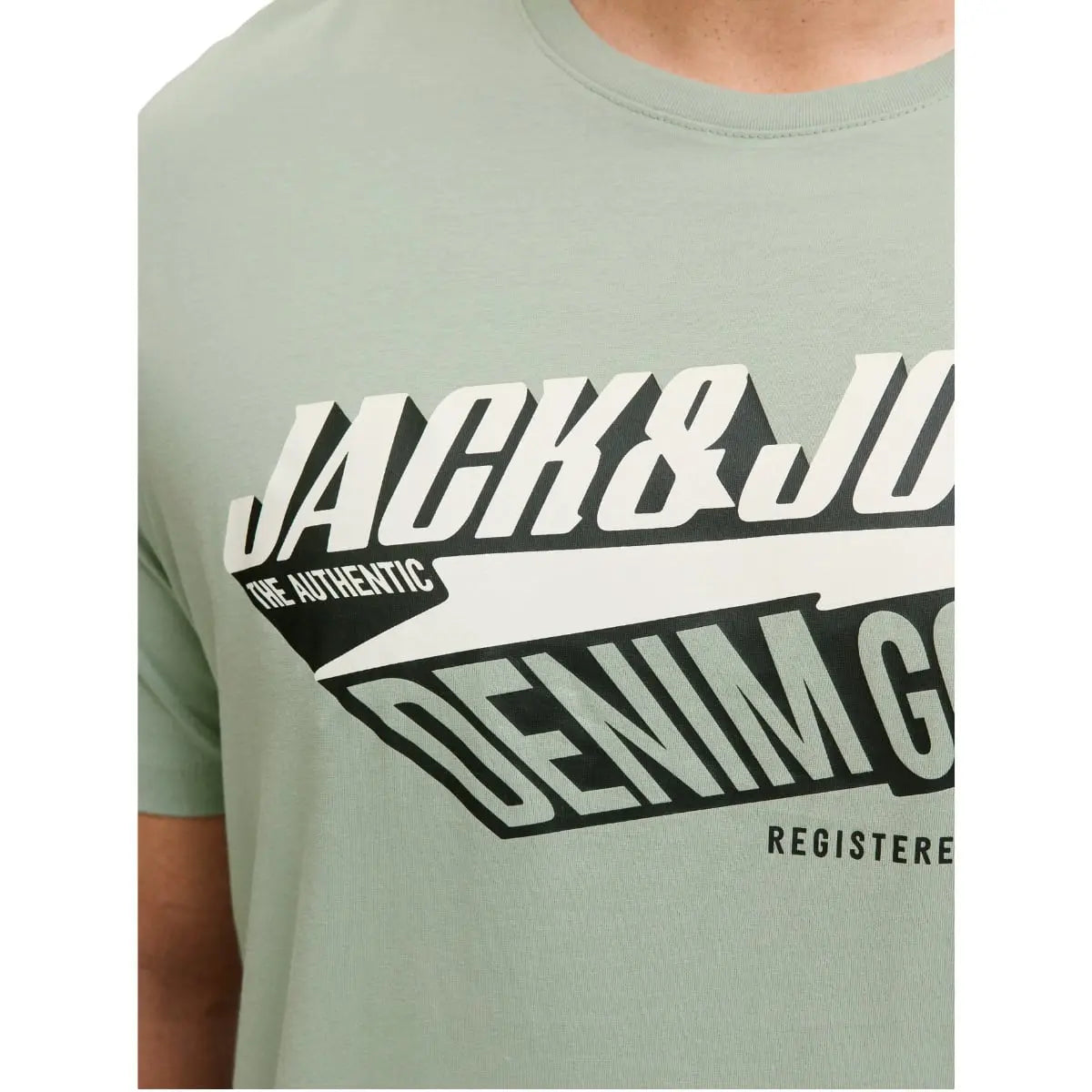 Duże męskie t-shirty z nadrukiem koszulki z krótkim rękawem 3 sztuki Jack &amp; Jones 12287820 multi