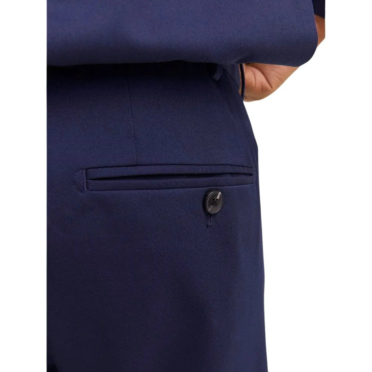 Duże męskie spodnie eleganckie Jack &amp; Jones 12202684 ciemnoniebieskie