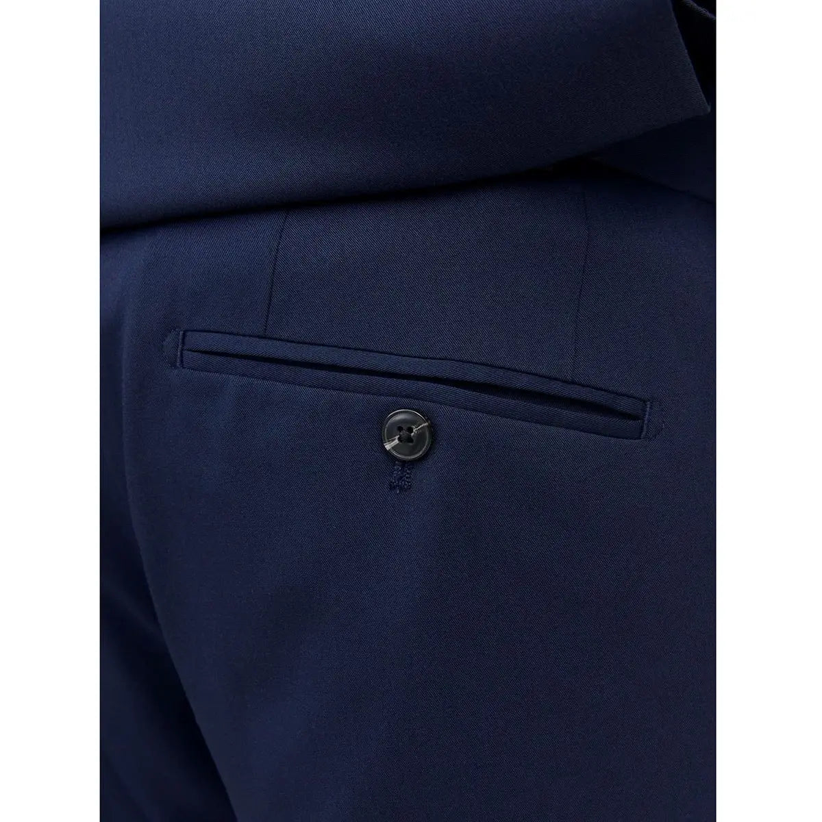 Duże męskie spodnie eleganckie Jack &amp; Jones 12202684 granatowe