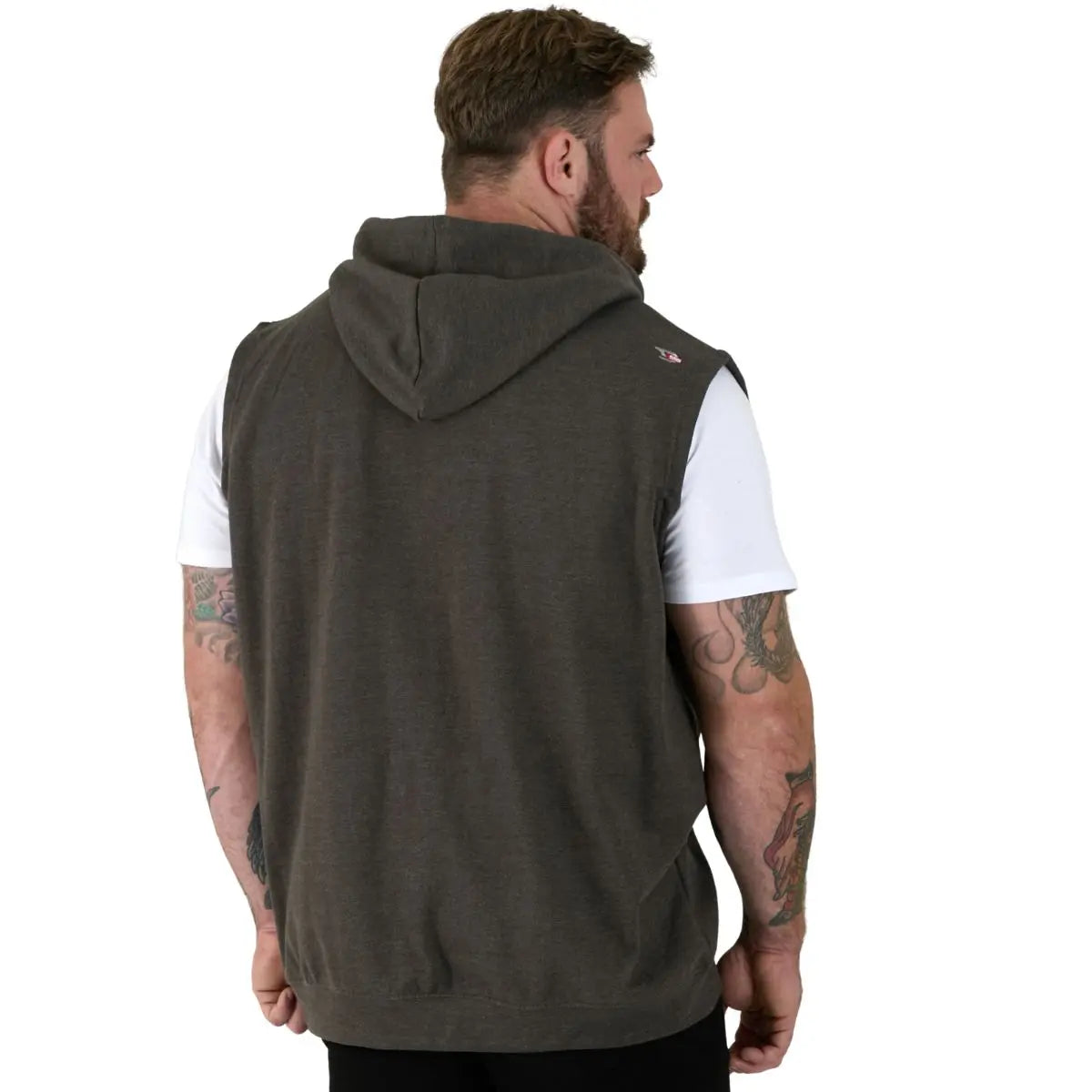 Duża męska bluza bezrękawnik Duke D555 Blake szary