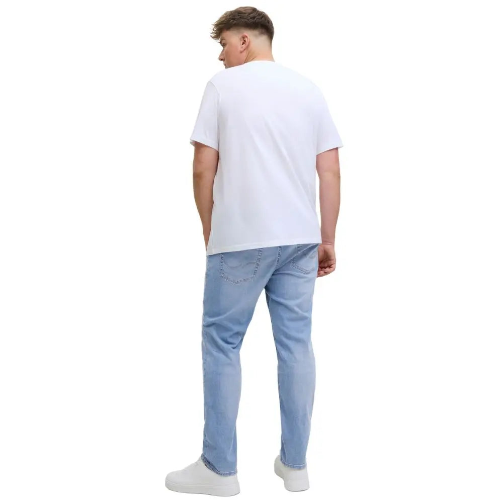 Duże męskie spodnie jeansowe Jack &amp; Jones 12284341 niebieskie