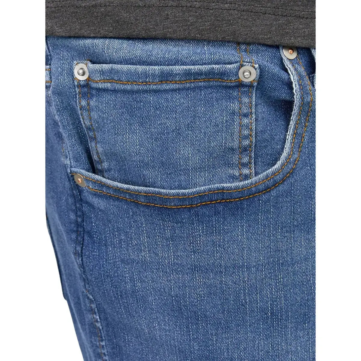 Duże męskie spodnie jeansowe Jack &amp; Jones 12245638 ciemnoniebieskie